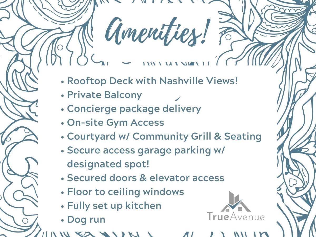 Luxe + Modern Johnny Cash Inspired Executive Condo Nashville Exteriér fotografie